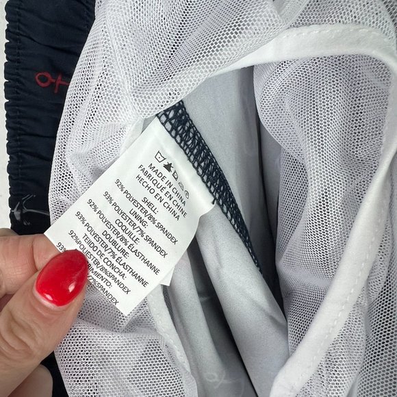 NWT Rainforest Ship Ahoy Swim Trunks Boardshorts Navy USA Size Medium M $69 NEW - Picture 16 of 16